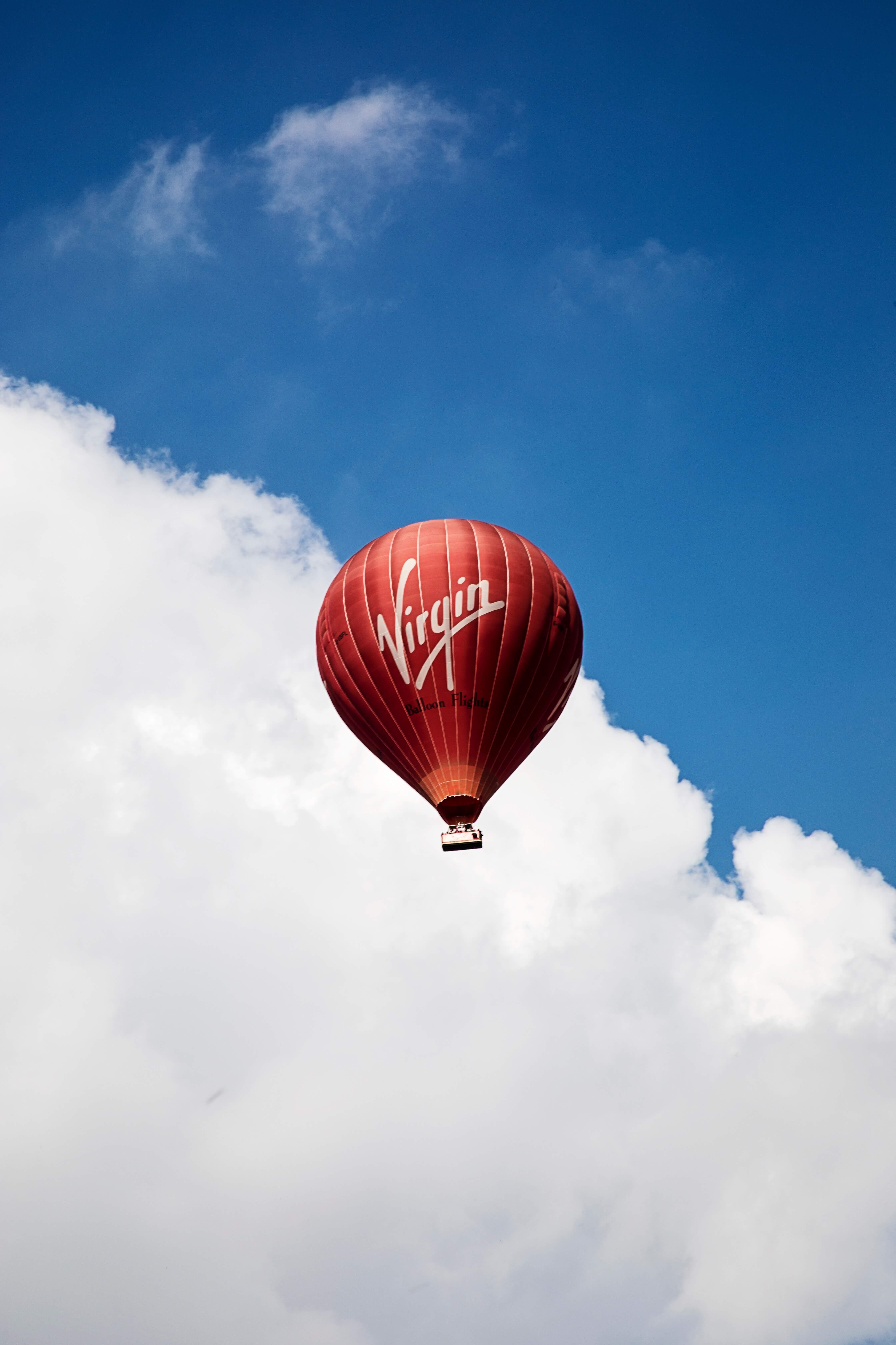 Virgin hot air balloon